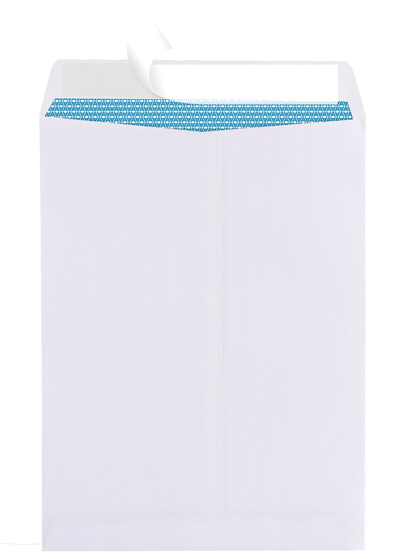 Aimoh 100 9 x 12 SELF Seal Security White Catalog Envelopes - 28lb - Security Tinted, Ultra Strong Quick-Seal, 9x12 inch (38100) - Image 2